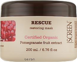 Парфумерія, косметика Маска для відновлення волосся з гранатом - Screen Rescue Restoring Mask