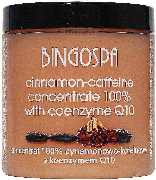 Концентрат корицы и кофеина с экстрактом коэнзима Q10 - BingoSpa 100% Cinnamon And Caffeine Concentrate With Coenzyme Q10 — фото N1
