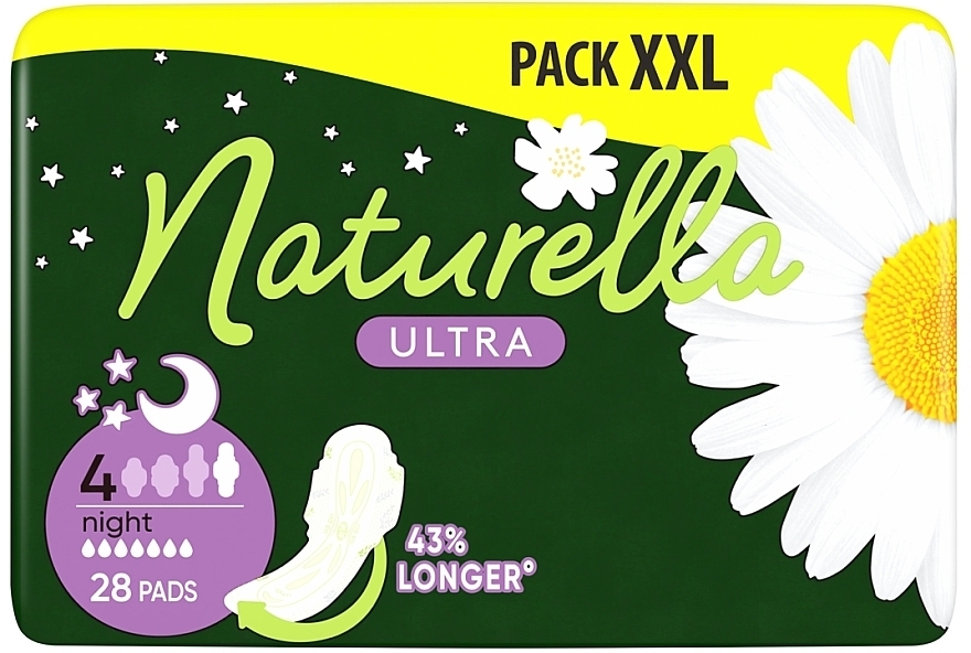 Гігієнічні прокладки, розмір 4, 28 шт. - Naturella Ultra Night — фото N2