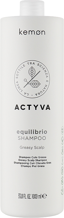 Шампунь для волос - Kemon Actyva Equilibrio Shampoo Velian — фото N3