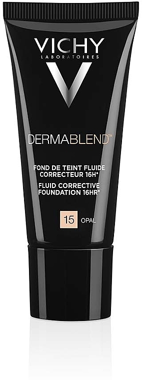 Дермабленд-коригуючий тональний флюїд, який маскує недоліки - Vichy Dermablend Fluid Corrective Foundation 16HR
