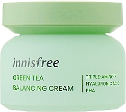 Парфумерія, косметика Зволожувальний крем для обличчя з екстрактом зеленого чаю - Innisfree Green Tea Balancing Cream