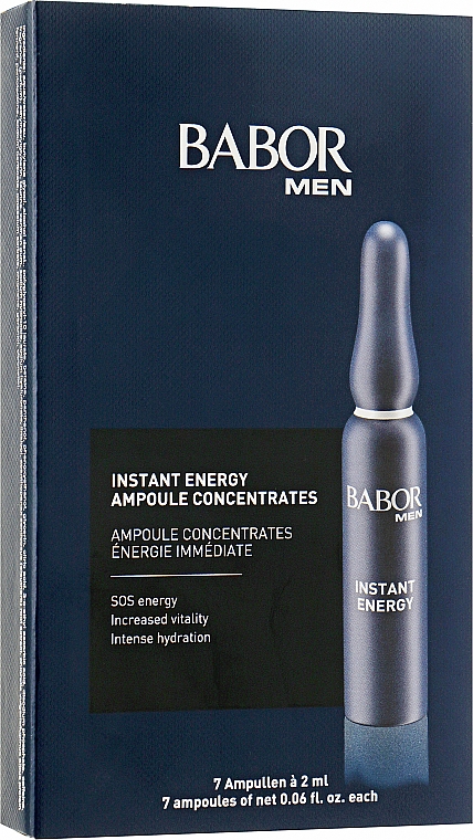 Ампулы "Активатор Энергии" - Babor Men Instant Energy Ampoule Concentrates — фото N1