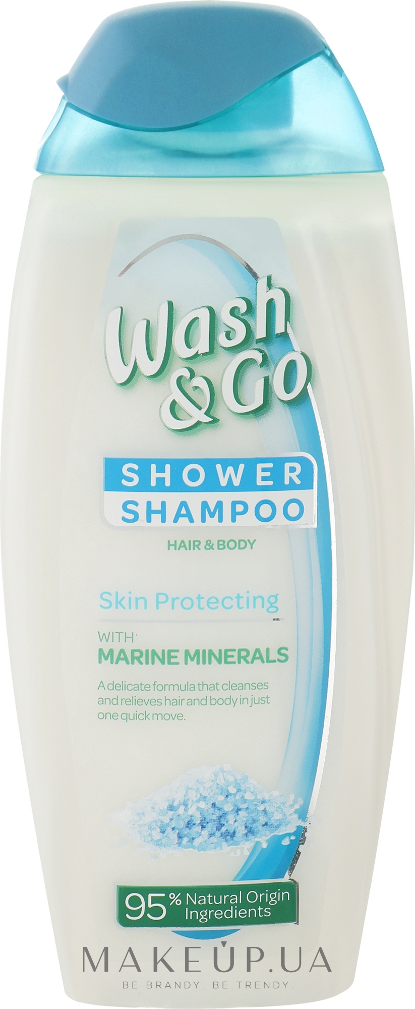 Шампунь-гель для душу 2в1 "Protecting" - Wash&Go Shower Shampoo — фото 250ml