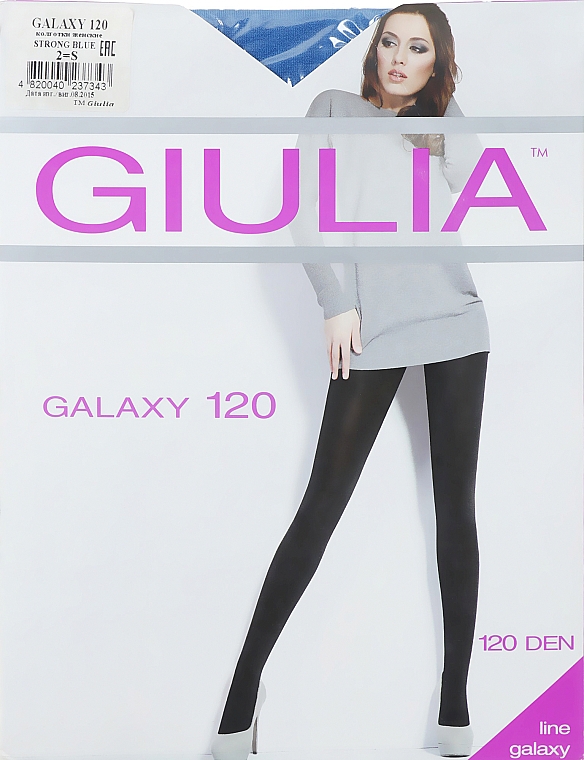 УЦЕНКА Колготки для женщин "Galaxy" 120 Den, strong blue - Giulia * — фото N1