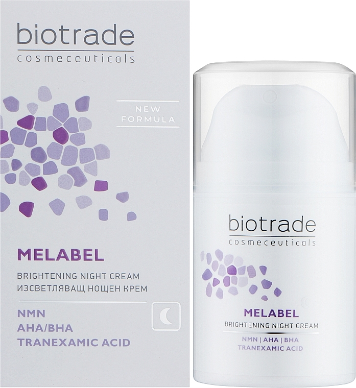 УЦЕНКА Отбеливающий ночной крем для кожи с гиперпигментацией - Biotrade Melabel Whitening Night Cream * — фото N2