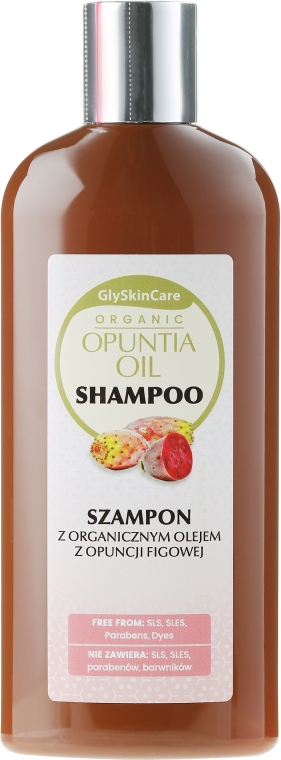 Шампунь с органическим маслом опунции - GlySkinCare Organic Opuntia Oil Shampoo — фото N1