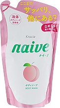Жидкое мыло для тела с экстрактом листьев персикового дерева - Kanebo Naive (сменный блок) — фото N1