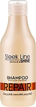 Шампунь для поврежденных волос - Stapiz Sleek Line Repair Shampoo — фото N1