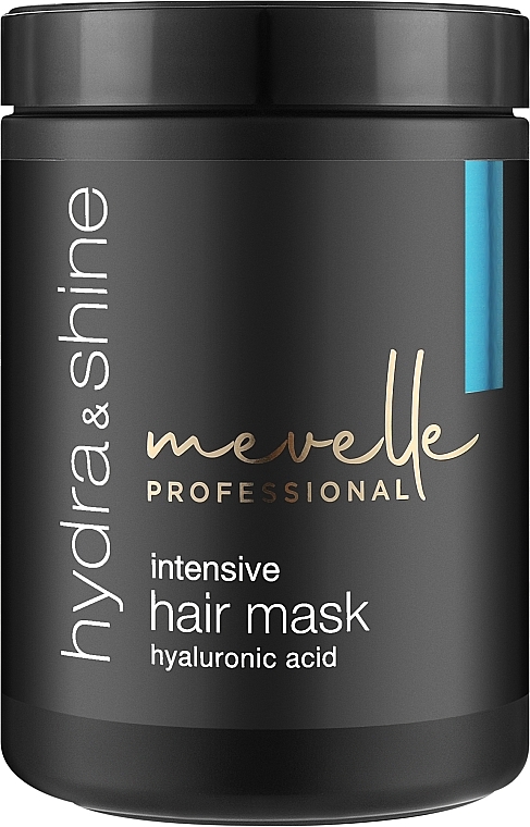 Маска для волос "Увлажнение и блеск" - Mevelle Hydra & Shine Intensive Hair Mask Hyaluronic & Algea — фото N1