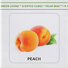 Аромакубики "Персик" - Scented Cubes Peach Candle — фото N2