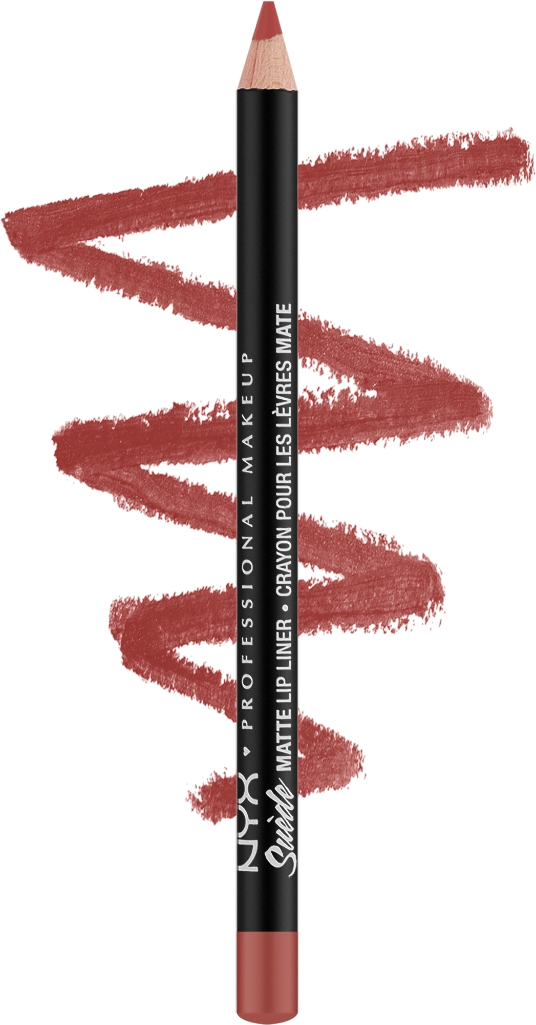 Матовий олівець для губ - NYX Professional Makeup Suede Matte Lip Liner — фото Brunch Me