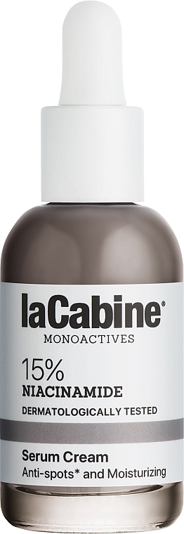 Крем-сироватка для пігментних плям та недосконалостей шкіри обличчя - La Cabine 15% Niacinamide 2 in 1 Serum Cream