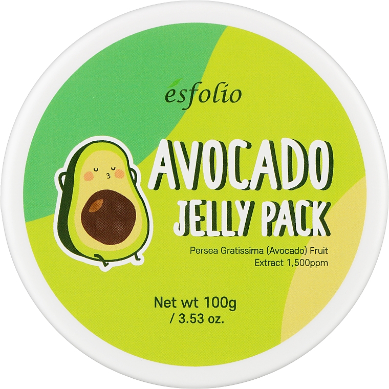 Гель-маска для обличчя, з авокадо - Esfolio Avocado Jelly Pack — фото N1