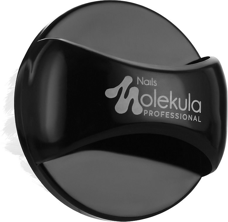 Щітка від пилу, чорна - Nails Molekula — фото N2