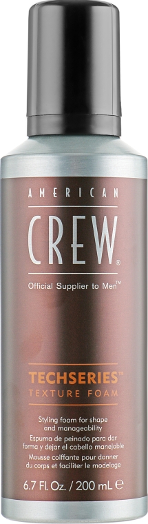 Текстурирующая пенка для волос - American Crew Official Supplier to Men Techseries Texture Foam — фото N1