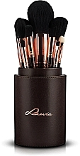 Набір пензлів для макіяжу, 15 шт. - Luvia Cosmetics Golden Queen Brush Set — фото N3