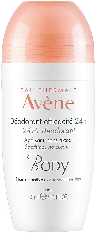 Шариковый дезодорант для чувствительной кожи - Avene Eau Thermale 24H Deodorant — фото N1