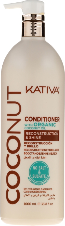 Кондиционер для волос - Kativa Coconut Conditioner — фото N3