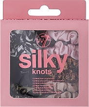 Парфумерія, косметика Набір резинок для волосся, 12 шт. - W7 Mini Silky Knots