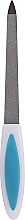 Духи, Парфюмерия, косметика Маникюрная пилочка для ногтей с прорезиненной ручкой, 15 см - Dini