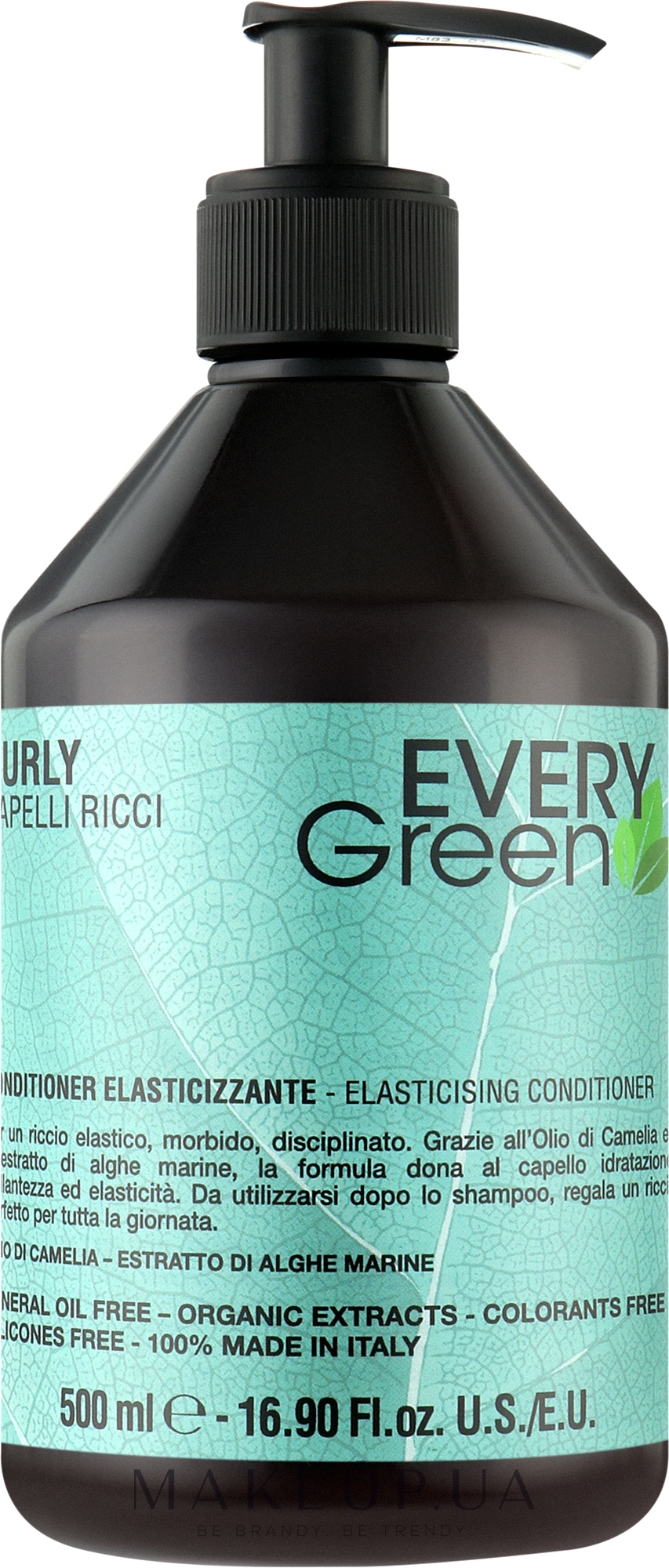 Кондиціонер для в'юнкого волосся - Dikson Every Green Curly Elasticising Conditioner — фото 500ml
