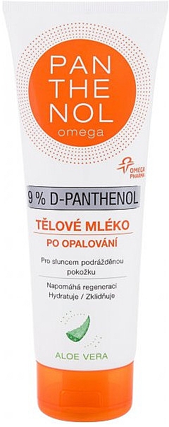 Лосьйон після засмаги з алое вера - Panthenol Omega 9% D-Panthenol After-Sun Lotion Aloe Vera — фото N1