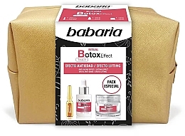 Духи, Парфюмерия, косметика Набор - Babaria Botox Effect Kit (cr/50 ml + ser/30 ml + ampole/2 ml + pouch)