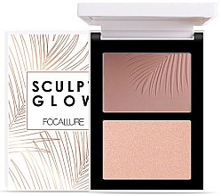 Духи, Парфюмерия, косметика Палетка для скульптурирования - Focallure Sculpt & Glow Palette