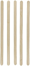 Набор деревянных шпателей для нанесения воска №4, 100 шт - Nikk Mole — фото N1