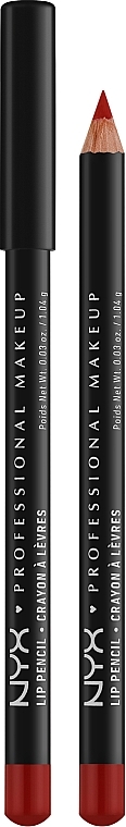 Тонкий олівець для губ - NYX Professional Makeup Slim Lip Pencil