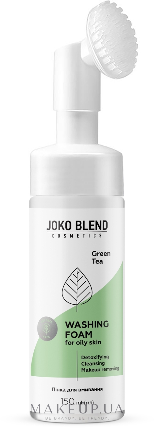 Пінка для вмивання із зеленим чаєм для жирної шкіри - Joko Blend Washing Foam — фото 150ml