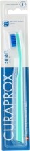 Зубная щетка для детей "CS Smart" (от 5 лет), мятная, синяя щетина - Curaprox — фото N2