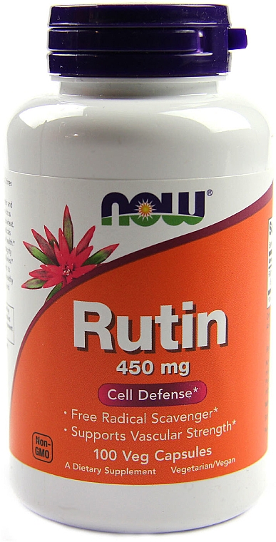 Капсулы "Рутин", 450 мг - Now Foods Rutin — фото N1
