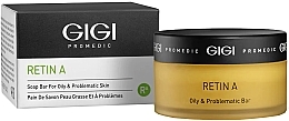 Мило для жирної та проблемної шкіри у банці зі спонжем - Gigi Retin A Soap Bar For Oily & Problematic Skin — фото N1