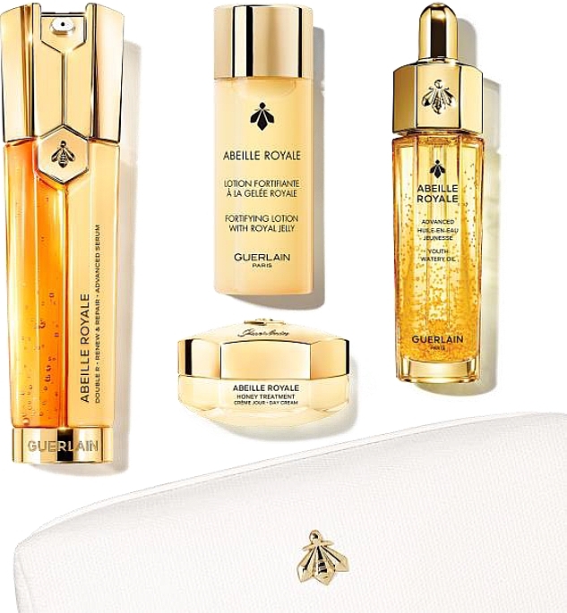 УЦЕНКА Набор - Guerlain Abeille Royale (ser/50ml + lot/40ml + oil/15ml + dcr/15ml + bag) * — фото N1