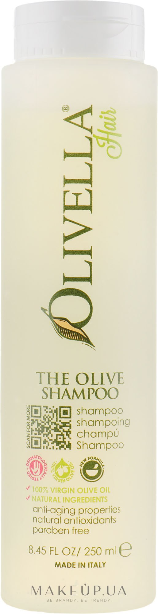 Шампунь для волосся "Оливковий" - Olivella The Olive Shampoo — фото 250ml