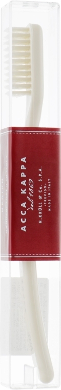 Зубна щітка - Acca Kappa Medium Pure Bristle White — фото N1
