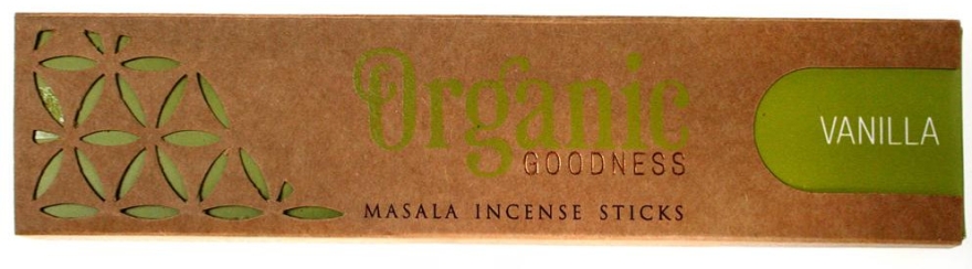 Ароматические палочки - Song Of India Organic Goodness Vanilla — фото N1