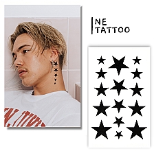 Временное тату "Черные звезды" - Ne Tattoo — фото N1