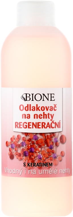 Жидкость для снятия лака - Bione Cosmetics Regenerative Nail Polish Remover — фото N1