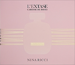 Духи, Парфюмерия, косметика Nina Ricci L'Extase Caresse De Roses - Набор (edp/50ml + b/l/100ml)