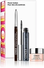 Духи, Парфюмерия, косметика Набор - Clinique Power Lashes Set (mascara/6ml + eye/pencil/0.14g + eye/cr/5ml)