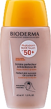 Солнцезащитный крем для жирной и комбинированной кожи лица - Bioderma Photoderm Nude Touch SPF50+ — фото N1