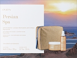 Парфумерія, косметика Набір - Pupa Persian Spa Kit 3 (scrub/350g + water/150ml + bag)