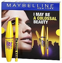 Духи, Парфюмерия, косметика Набор - Maybelline New York I May Be A Colossal Beauty (mascara/10.7ml + eye/liner/0.35g)