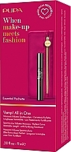 Набор - Pupa Vamp! Vamp! All In One Gold Edition (mascara/9ml + essential/pouch) — фото N2