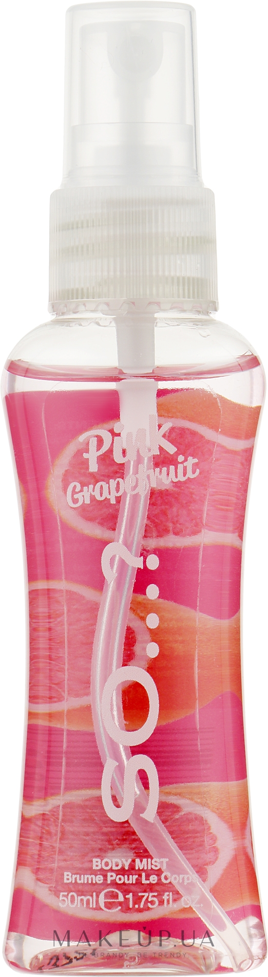 pink grapefruit body spray