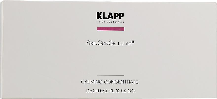 Заспокійливий ампульний концентрат - Klapp Skin Con Cellular Calming Concentrate Ampoules — фото N1