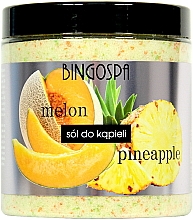 Сіль для ванн "Диня й ананас" - BingoSpa — фото N1
